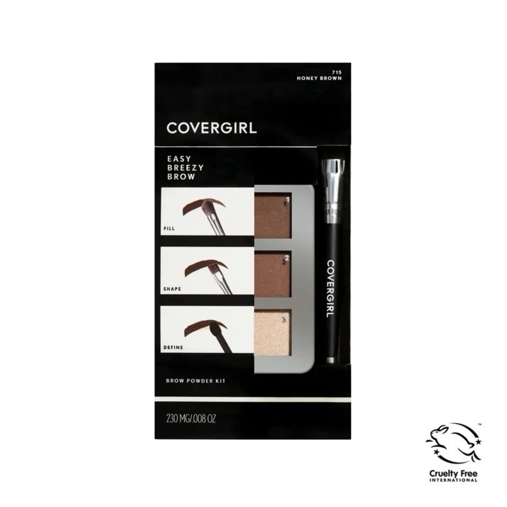 715 COVERGIRL Easy Breezy Brow Powder Kit - Honey Brown‎